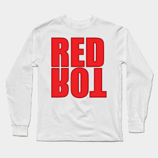 Red- Rot in German Long Sleeve T-Shirt